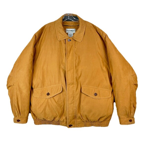 L.L.Bean Men Tall XL Vintage Chore Coat Removable Goose Down Liner Barn Workwear - Picture 1 of 16